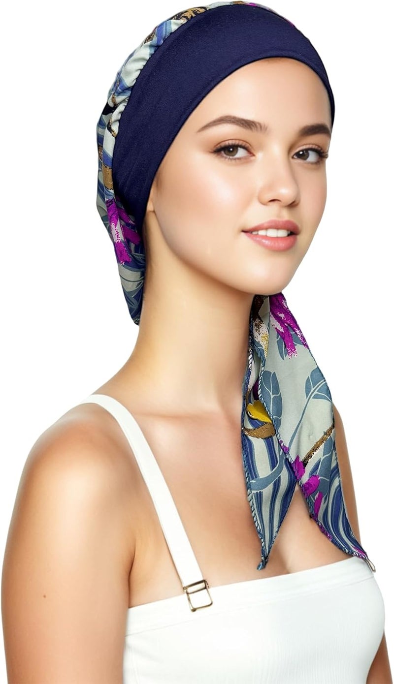 Belleshow Chemo Headwear Turbans for Women, Cancer Head Scarf, Headwear Coverings Caps, Head Wraps for Cancer Patients - Image 5